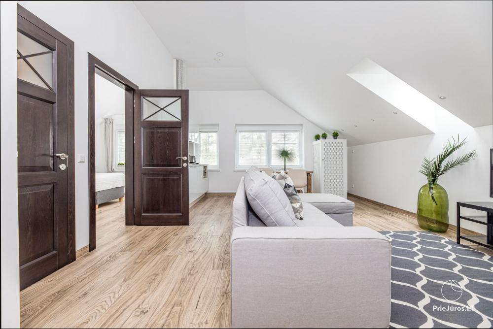 Villa Aido - geräumige Apartments zur Miete in Palanga, in Kunigiskiai. Zum Meer nur 200 Meter!