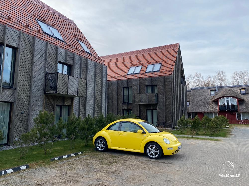 Ieva Apartments in einem neu erbauten Viertel in Pervalka für 2-4 Personen.