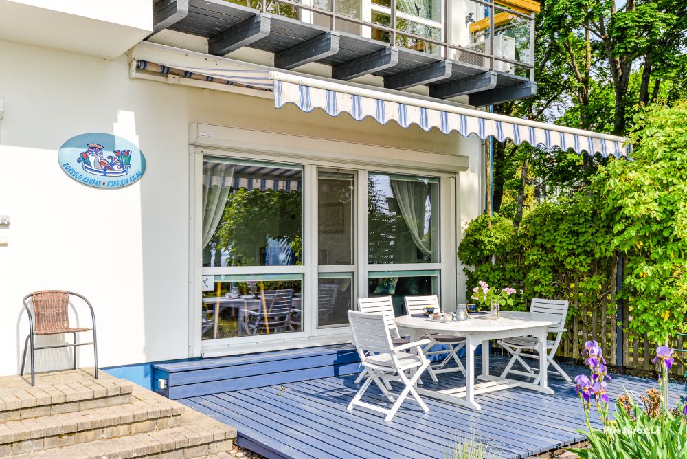 Konsulenecke - Wohnung in Juodkrante mit Blick auf die Kurische Lagune, Sauna, Terrasse in einem Rosengarten - 1