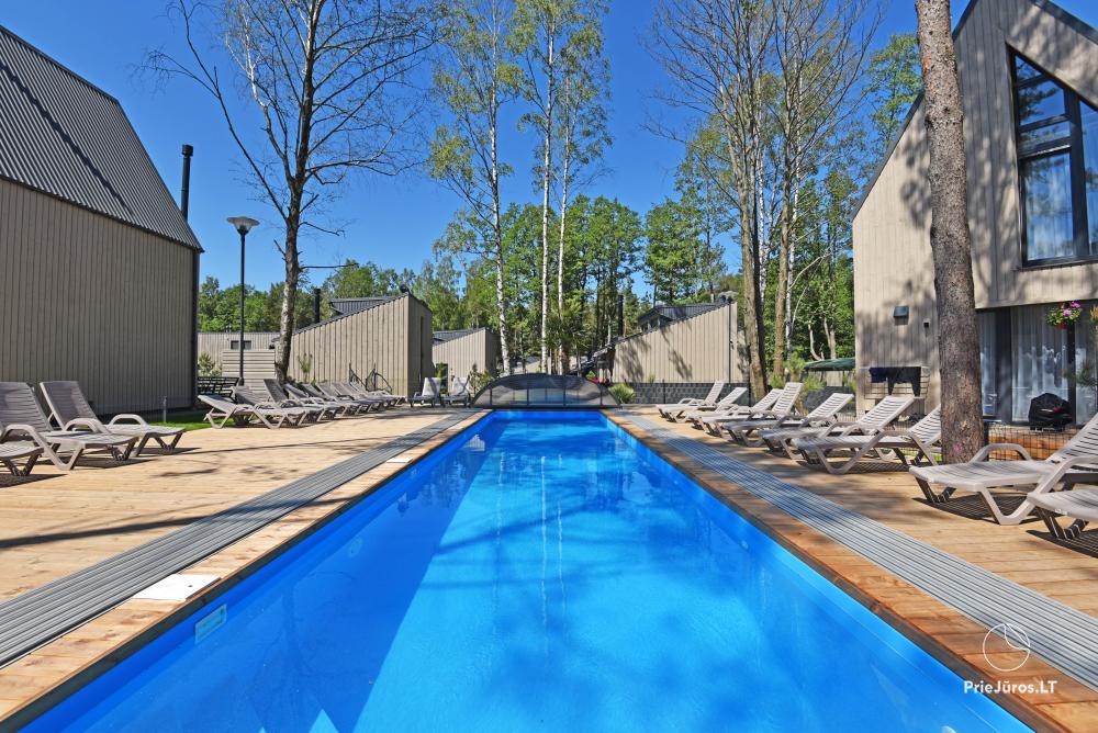 Ciki Puki Purslai Mietwohnungen mit beheiztem Pool in Palanga, in Kunigiskiai
