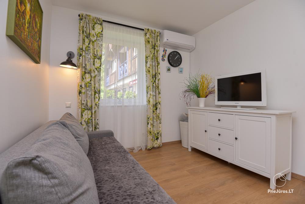 Zwei Zimmer neue Wohnung im Zentrum von Nida