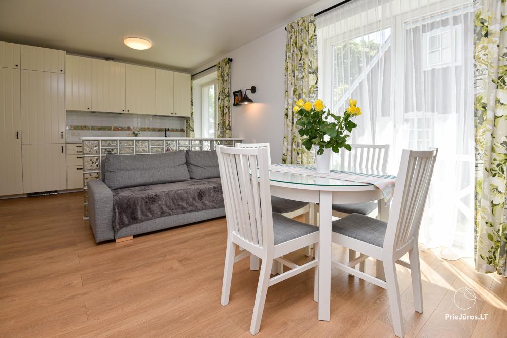 Zwei Zimmer neue Wohnung im Zentrum von Nida