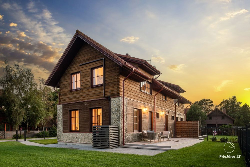 Sea Salt Home, Karklė – 3 Min zum Meer! 75 qm Haus mit privatem 400 qm Hof