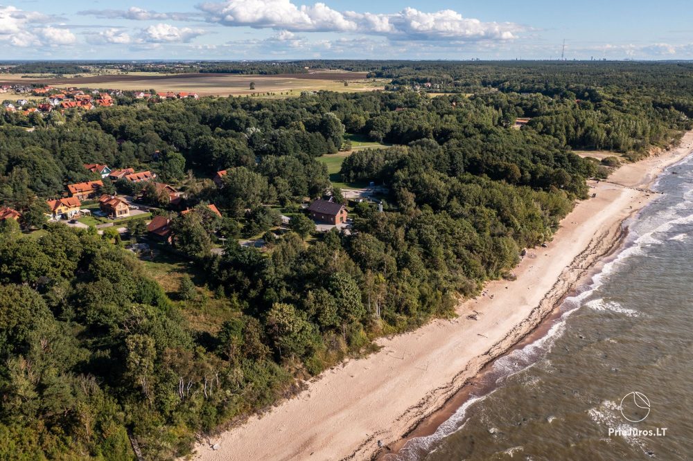 Sea Salt Home, Karklė – 3 Min zum Meer! 75 qm Haus mit privatem 400 qm Hof