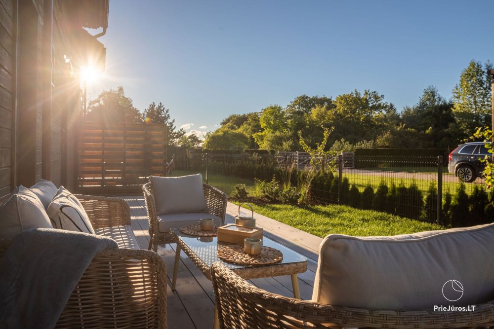 Sea Salt Home, Karklė – 3 Min zum Meer! 75 qm Haus mit privatem 400 qm Hof