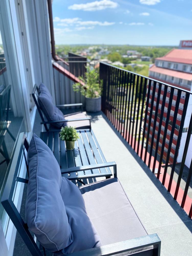 Apartments mit Meerblick in Vanagupė