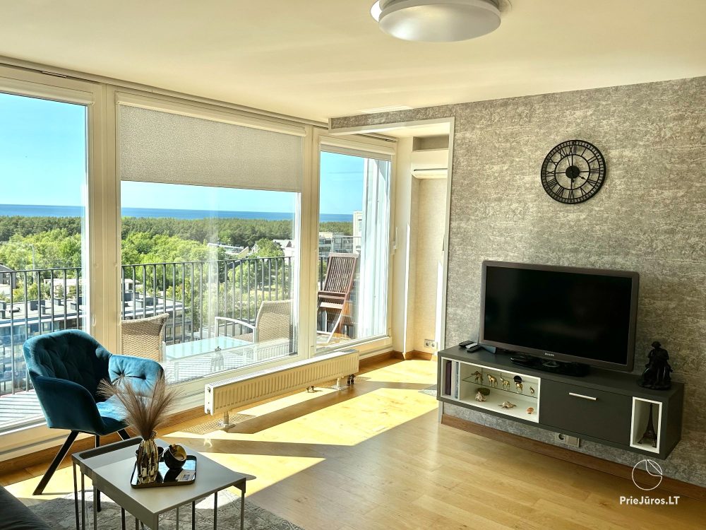 Apartments mit Meerblick in Vanagupė