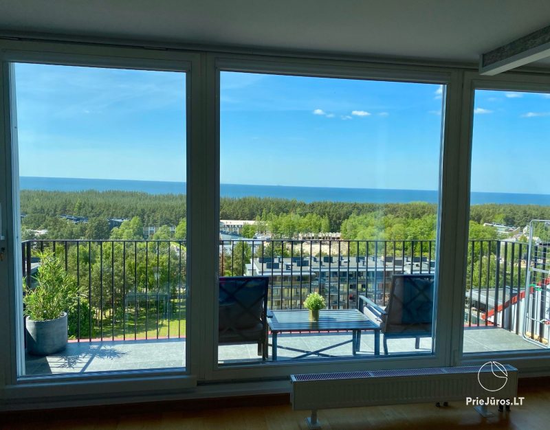 Wohnung mit Blick auf das Meer in Palanga