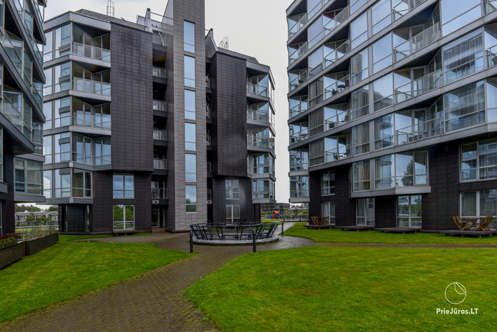 Neue Einzimmerwohnung mit Terrasse zu vermieten in Sventoji - 1