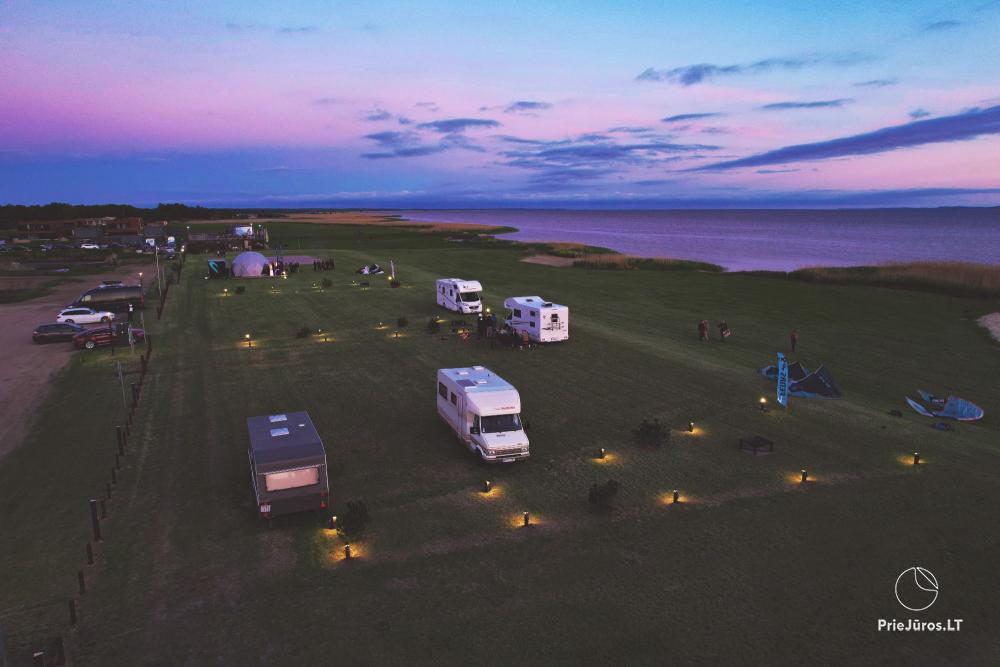 Fenas Kite Spot Camping in Litauen, in Svencele - 1