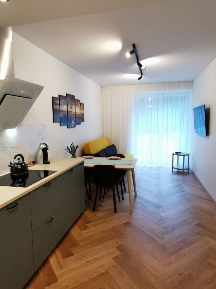 Wohnungen in Juodkrante in brandneuem Gebäudekomplex