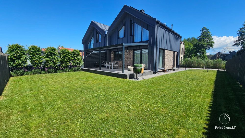 Neues, geräumiges Ferienhaus zu vermieten in Palanga, in Kunigiskiai