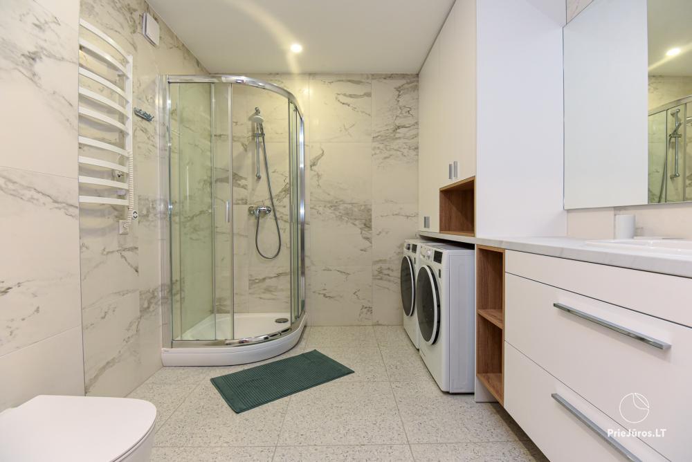 Savas neu gebautes 130 qm großes Ferienhaus im Zentrum von Sventoji
