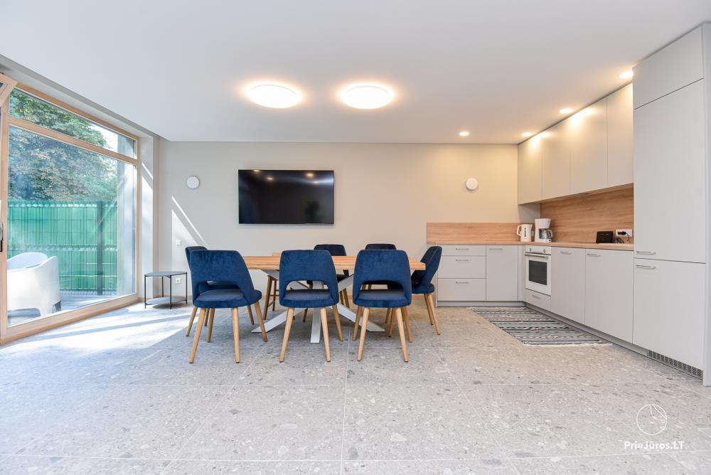 Savas neu gebautes 130 qm großes Ferienhaus im Zentrum von Sventoji