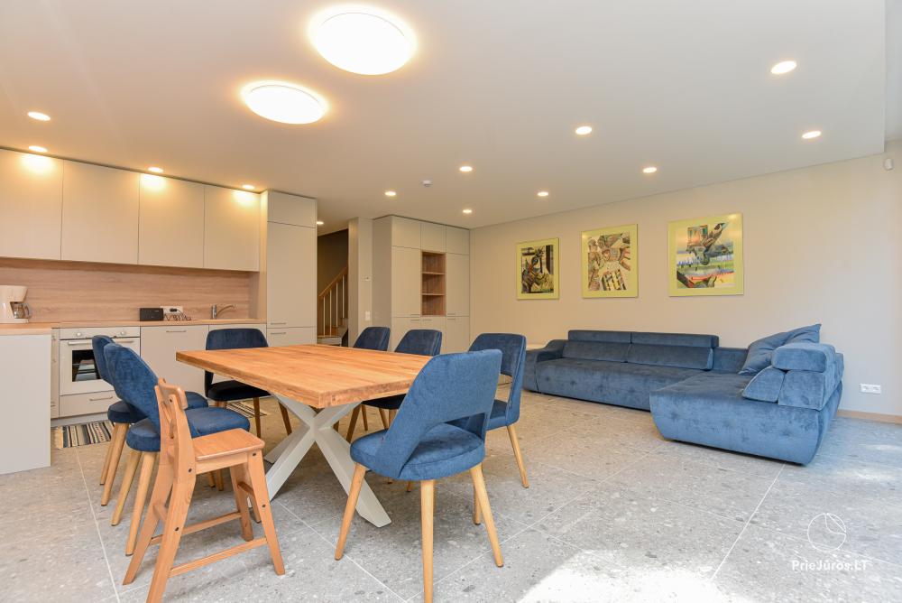 Savas neu gebautes 130 qm großes Ferienhaus im Zentrum von Sventoji