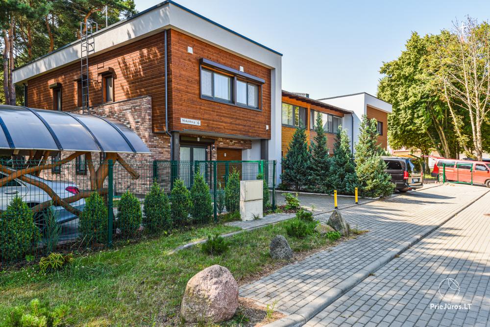 Savas neu gebautes 130 qm großes Ferienhaus im Zentrum von Sventoji