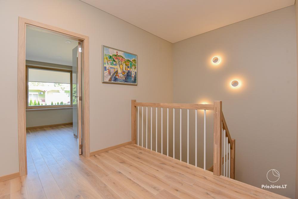 Savas neu gebautes 130 qm großes Ferienhaus im Zentrum von Sventoji