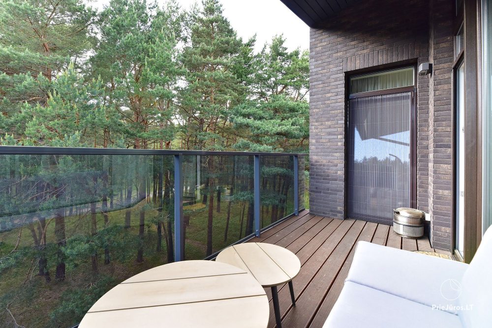 Neue, geräumige Apartments „Palangos Vilnele“ umgeben von Pinien, nahe dem Meer mit Klimaanlage und großzügigen Terrassen mit Blick auf den Pinienwald und das Meer - 1