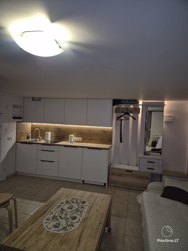Wohnung mit Balkon und Terrasse im Zentrum von Sventoji zu vermieten - 1