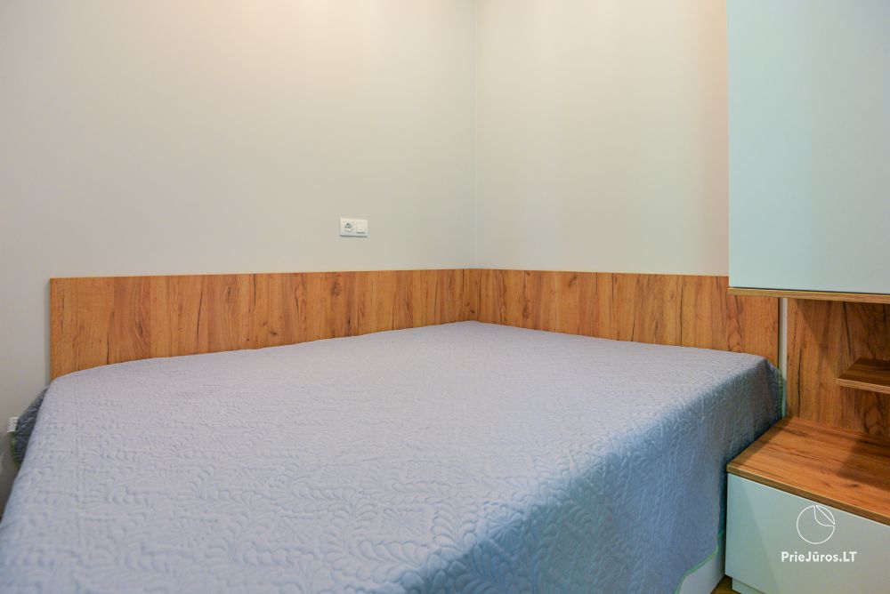 Vermietung einer gemütlichen Einzimmerwohnung in Juodkrantė mit Sauna