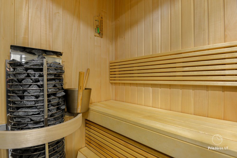 Vermietung einer gemütlichen Einzimmerwohnung in Juodkrantė mit Sauna