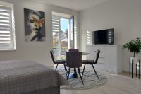 Eine neue Wohnung in Grautönen in Kretinga