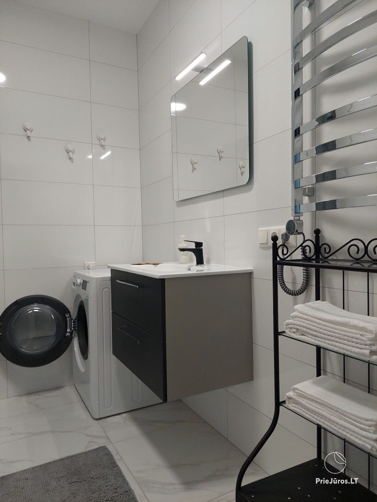 Eine neue Wohnung in Grautönen in Kretinga