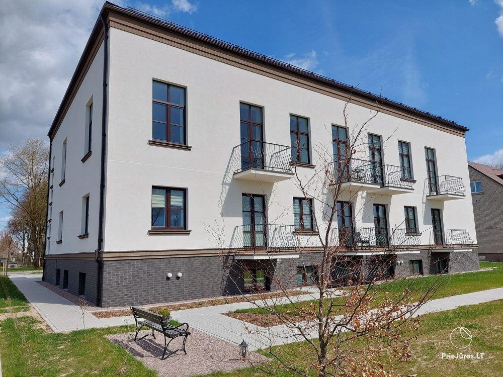Eine neue Wohnung in Grautönen in Kretinga
