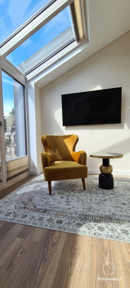 Neue, geräumige J&D Apartment in Palanga in der Nähe eines Pinienwaldes, 400 m vom Meer entfernt