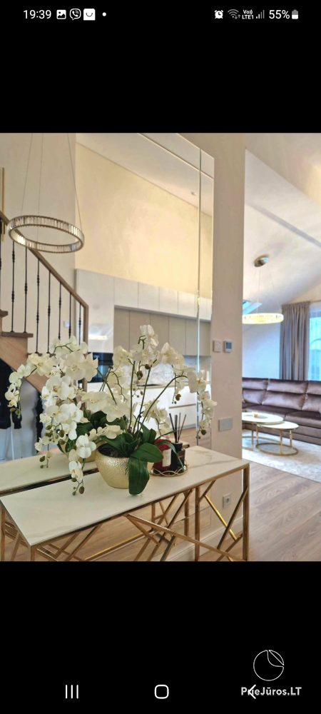 Neue, geräumige J&D Apartment in Palanga in der Nähe eines Pinienwaldes, 400 m vom Meer entfernt