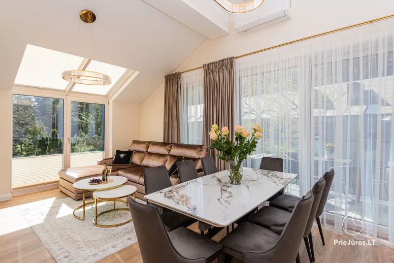 Neue, geräumige J&D Apartment in Palanga in der Nähe eines Pinienwaldes, 400 m vom Meer entfernt