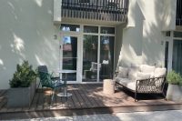 Entspannung in Juodkrante - neu ausgestattete 25 m2 große Apartments mit Terrasse.