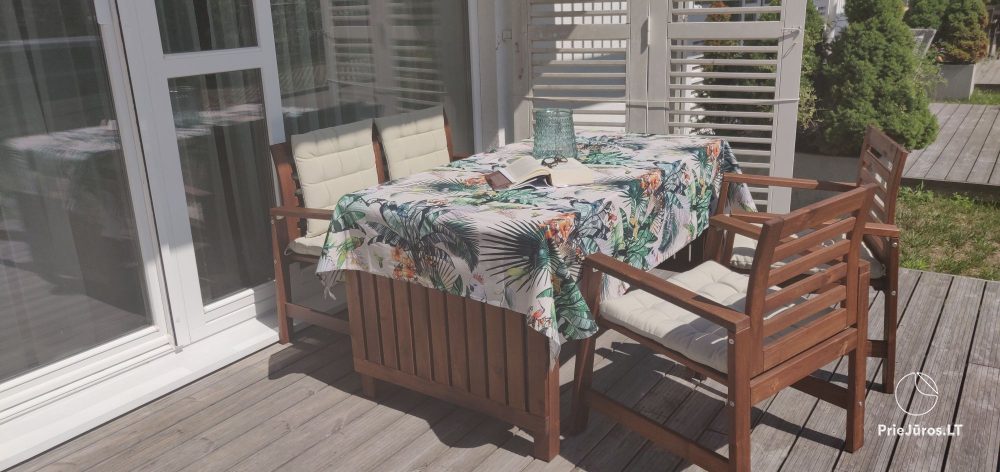 Kopų Vėtrungės II - Nida Apartments mit Terrasse für bis zu 6 Personen