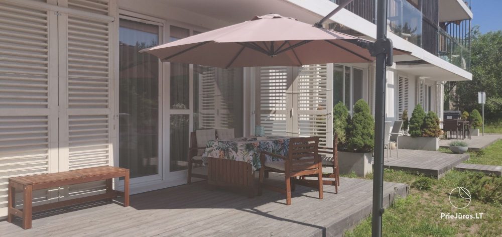 Kopų Vėtrungės II - Nida Apartments mit Terrasse für bis zu 6 Personen