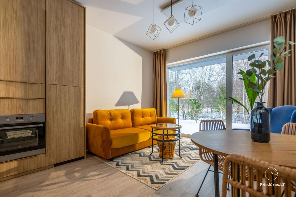 Sakai Home - Mano jūra 2, Kunigiškiai – Apartments mit Terrasse und Innenhof, Anlage mit Pool