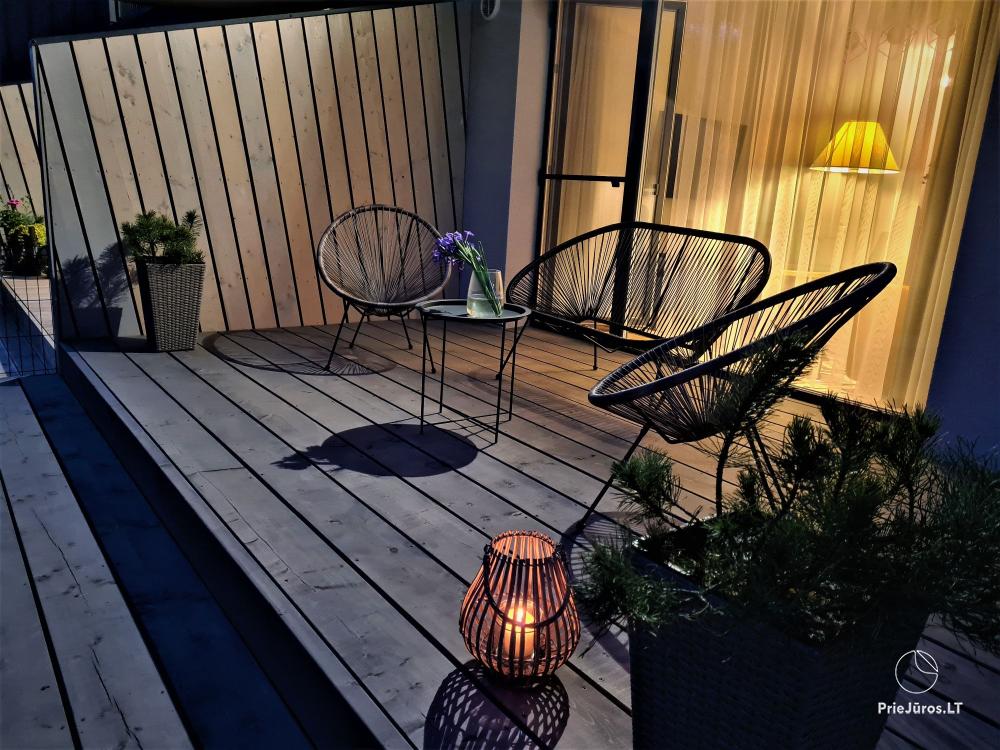 Sakai Home - Mano jūra 2, Kunigiškiai – Apartments mit Terrasse und Innenhof, Anlage mit Pool