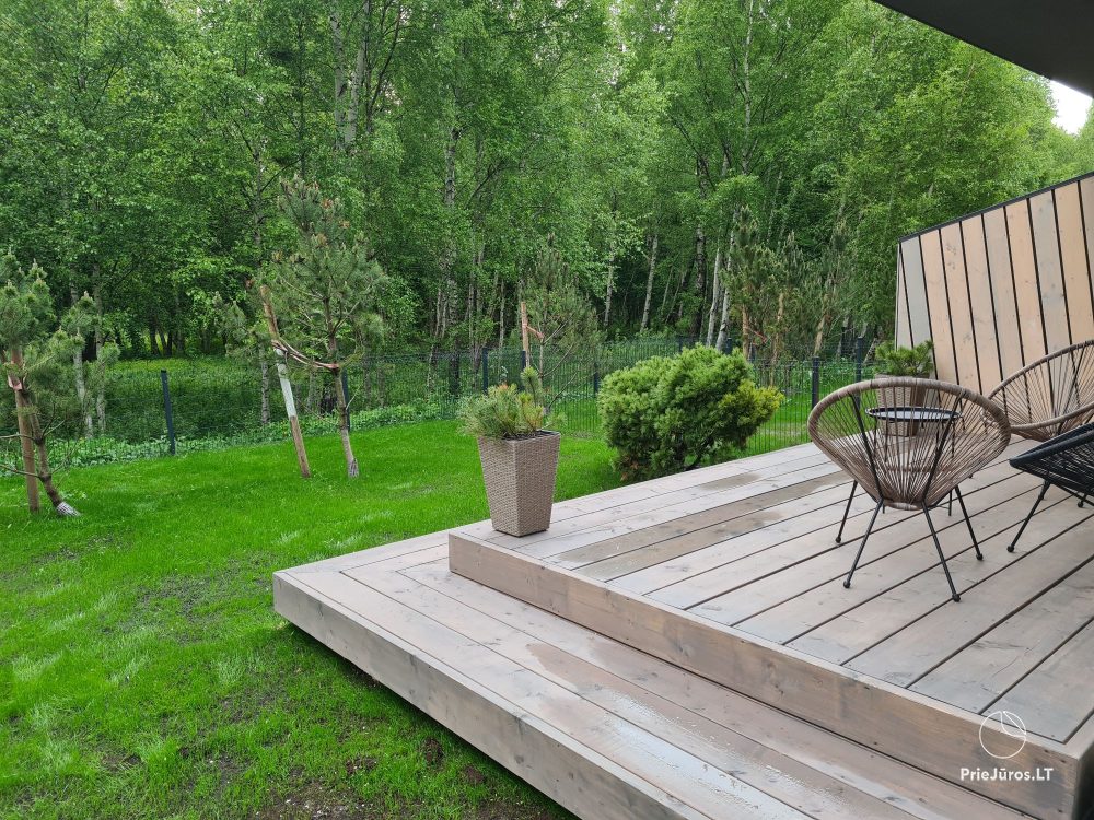 Sakai Home - Mano jūra 2, Kunigiškiai – Apartments mit Terrasse und Innenhof, Anlage mit Pool