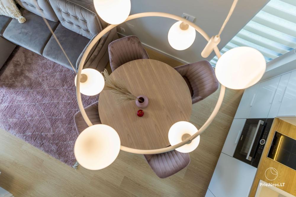 Ferienhaus „Light Home“ - Mano jūra 1, Kunigiškiai – mit Terrasse, Hof neben beheiztem Pool, Whirlpool