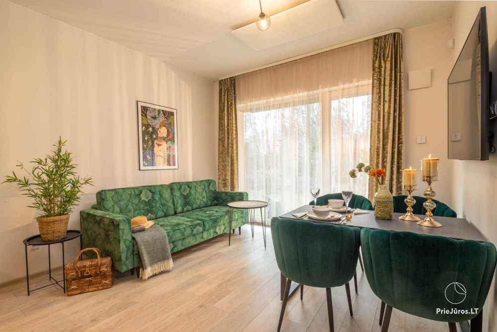 Sula Home - Mano jūra 2, Kunigiškiai – Apartments im Erdgeschoss mit eingezäuntem Hof, Anlage mit Pool