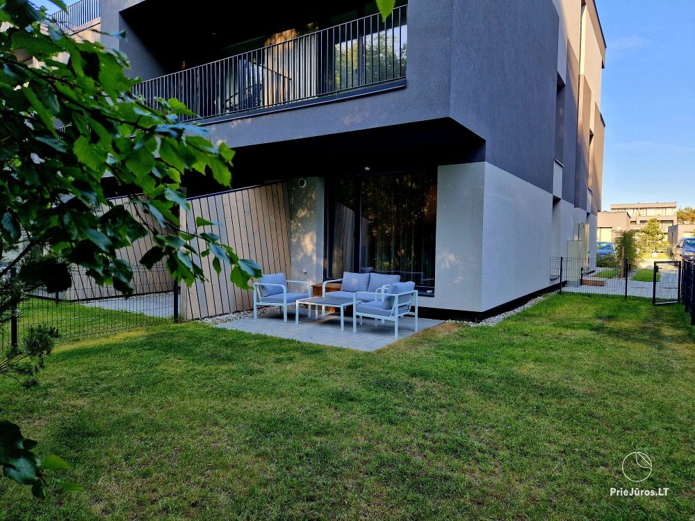 Sula Home - Mano jūra 2, Kunigiškiai – Apartments im Erdgeschoss mit eingezäuntem Hof, Anlage mit Pool