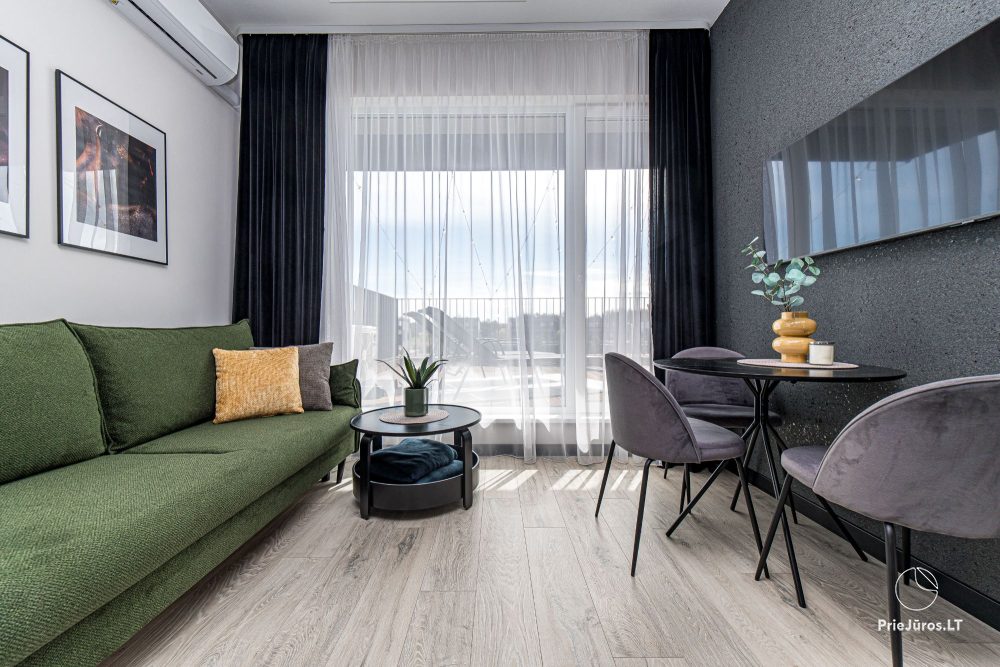 Odri Home - Mano jūra 2, Kunigiškiai – Apartments mit großer Terrasse, Sonnenliegen