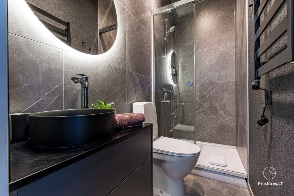 Odri Home - Mano jūra 2, Kunigiškiai – Apartments mit großer Terrasse, Sonnenliegen