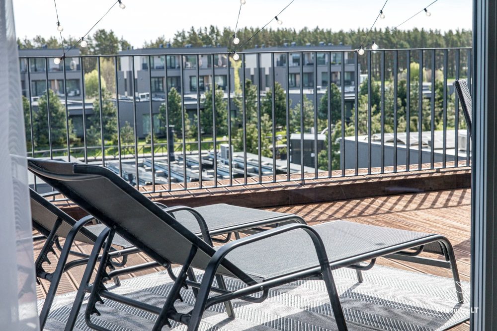 Odri Home - Mano jūra 2, Kunigiškiai – Apartments mit großer Terrasse, Sonnenliegen