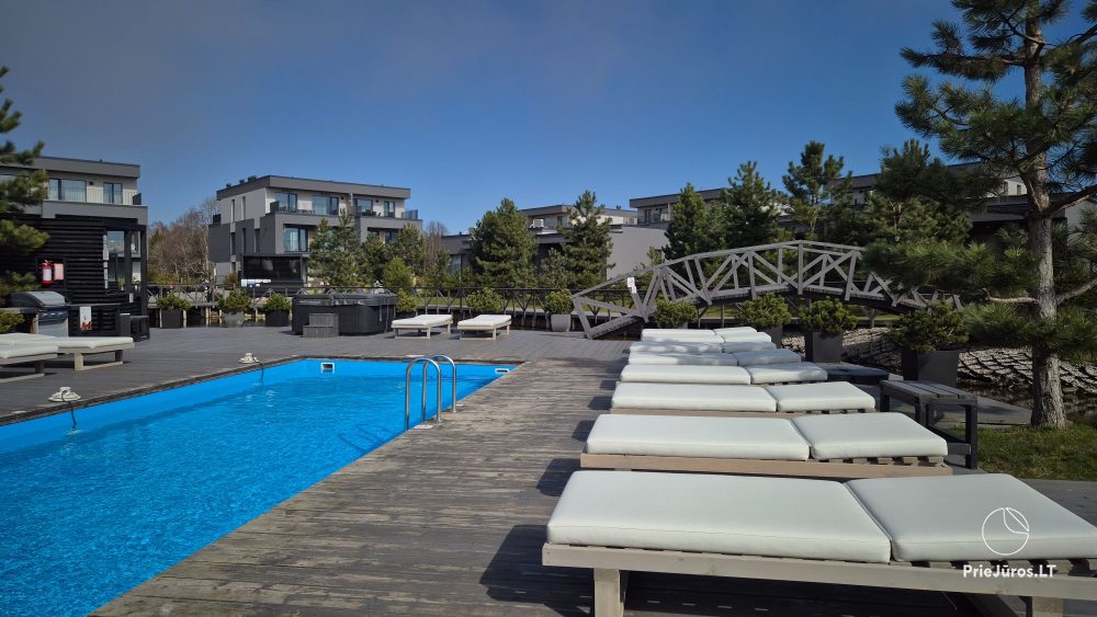 Odri Home - Mano jūra 2, Kunigiškiai – Apartments mit großer Terrasse, Sonnenliegen