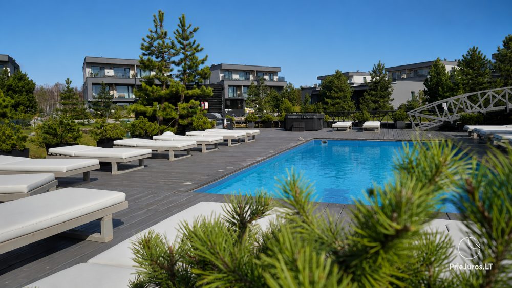 Odri Home - Mano jūra 2, Kunigiškiai – Apartments mit großer Terrasse, Sonnenliegen