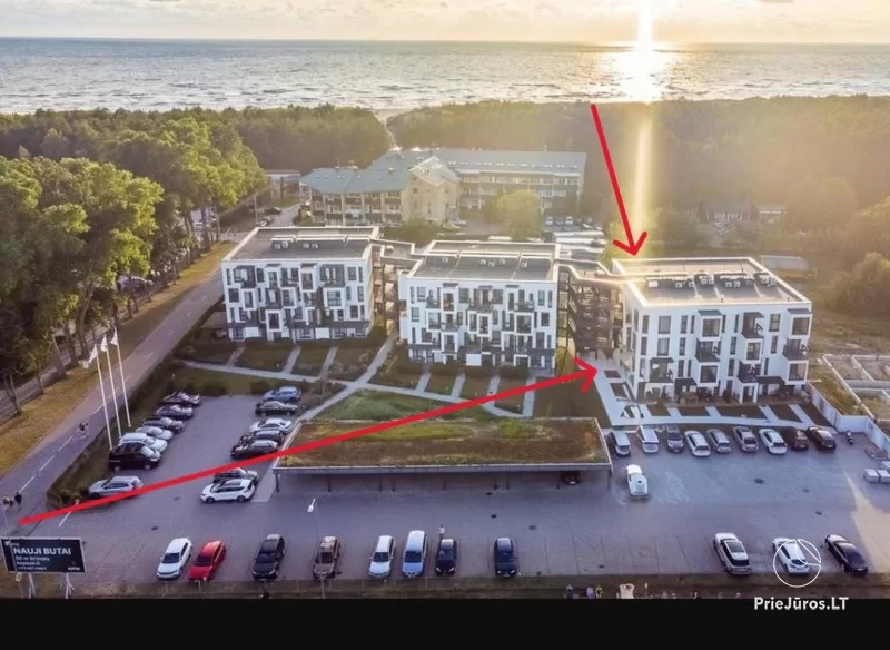 Wohnung Prie kopos in Sventoji, direkt am Meer