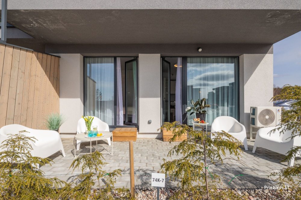 Sea House - Mano jūra 2, Kunigiškiai – Apartments im Erdgeschoss, Pool im Komplex