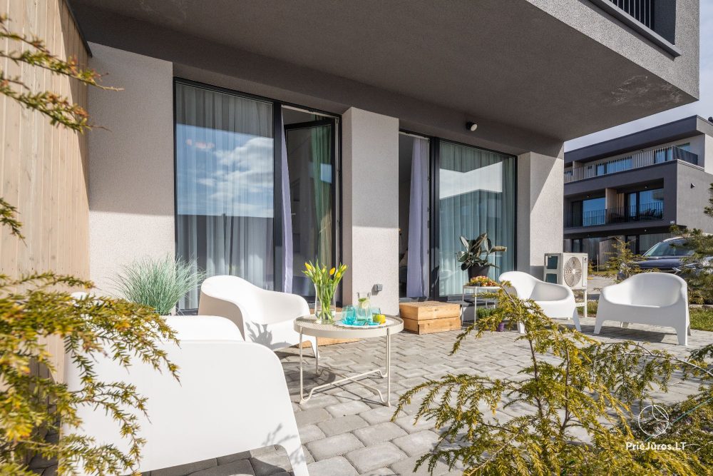 Sea House - Mano jūra 2, Kunigiškiai – Apartments im Erdgeschoss, Pool im Komplex