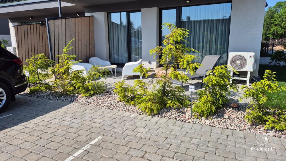 Sea House - Mano jūra 2, Kunigiškiai – Apartments im Erdgeschoss, Pool im Komplex