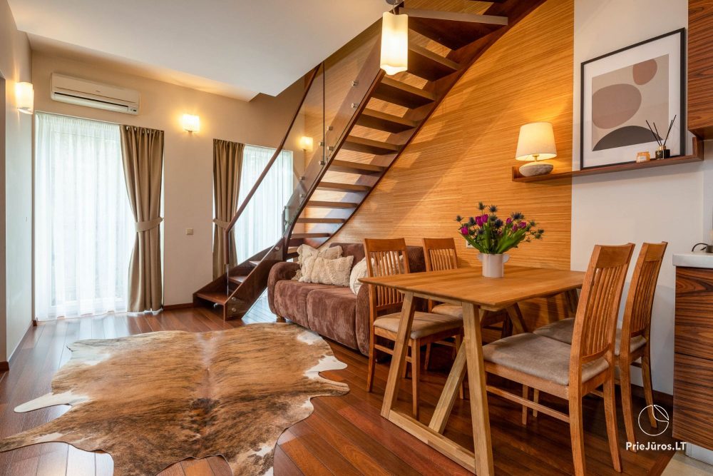 70 m² Apartments mit Terrasse und Lagunenblick + SPA | Nida